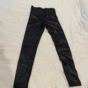 Carbon38 TAKARA crocodile high waist leggings new!